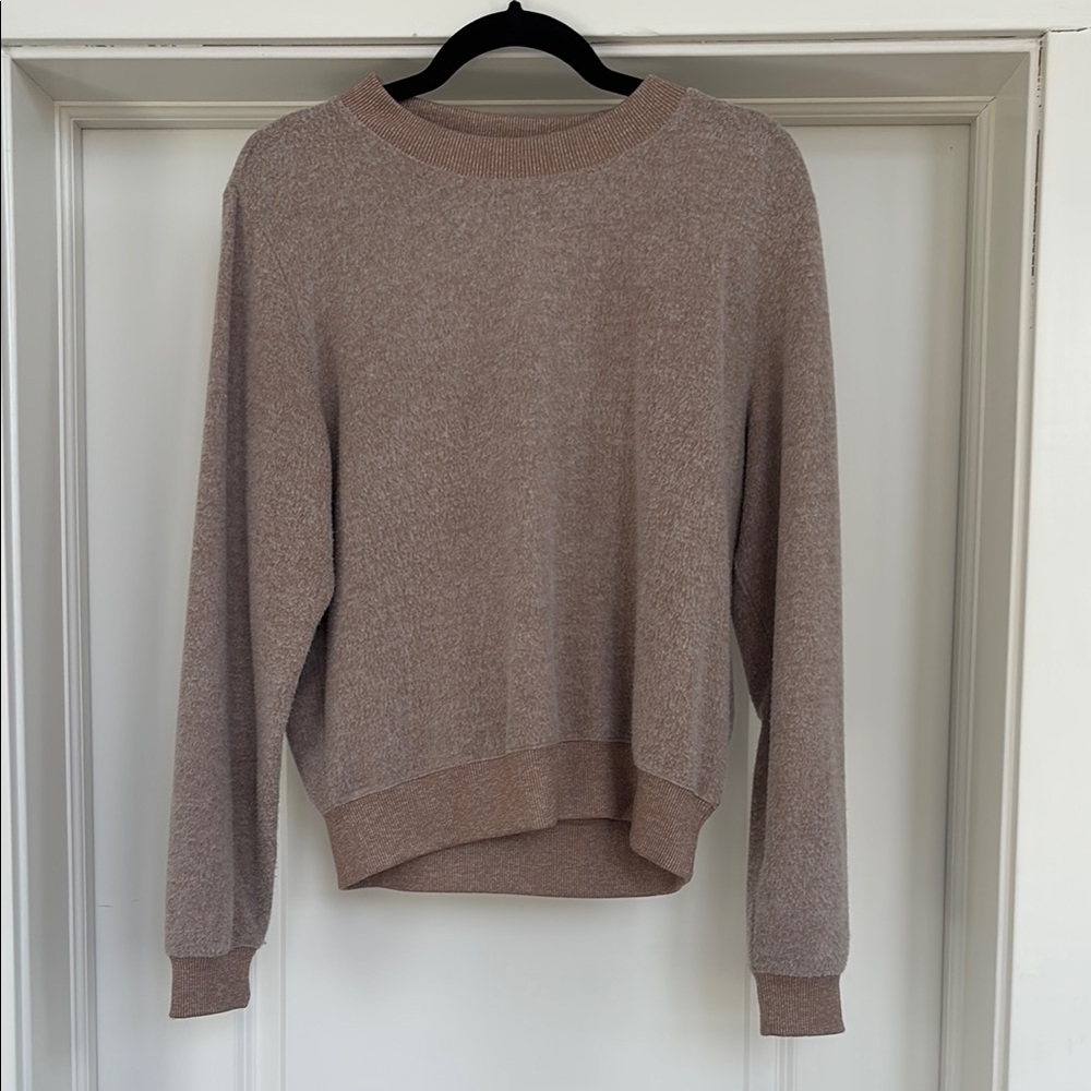 ZSupply Fleecey Soft Knit Crewneck Sweater